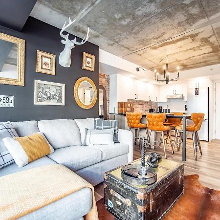 Quebec, Rustique Chic En Ville, Piscine Sur Le Toit Pour 2 A 6 Invites Exterior foto
